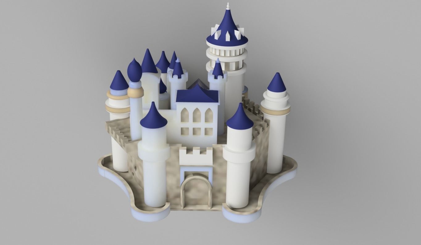 Dream Castle 3D print model_2