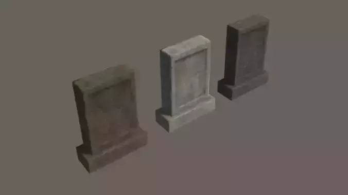 Grave 10 - PBR Low-poly 3D model