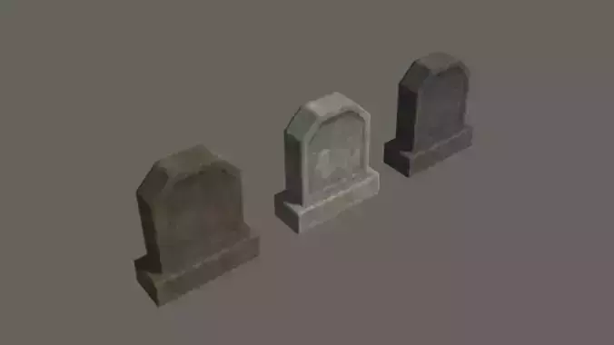 Grave 12 - PBR Low-poly 3D model