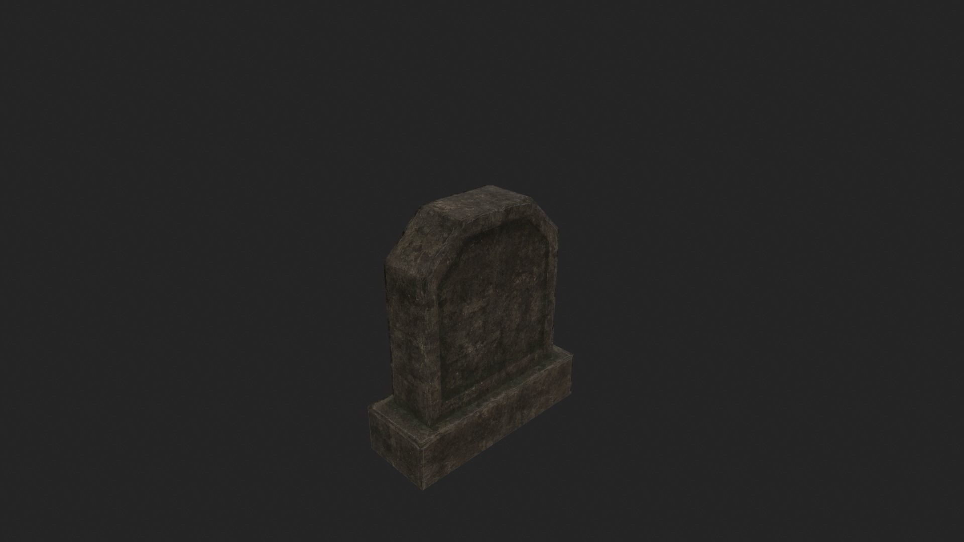 Grave 12 - PBR Low-poly 3D model_4
