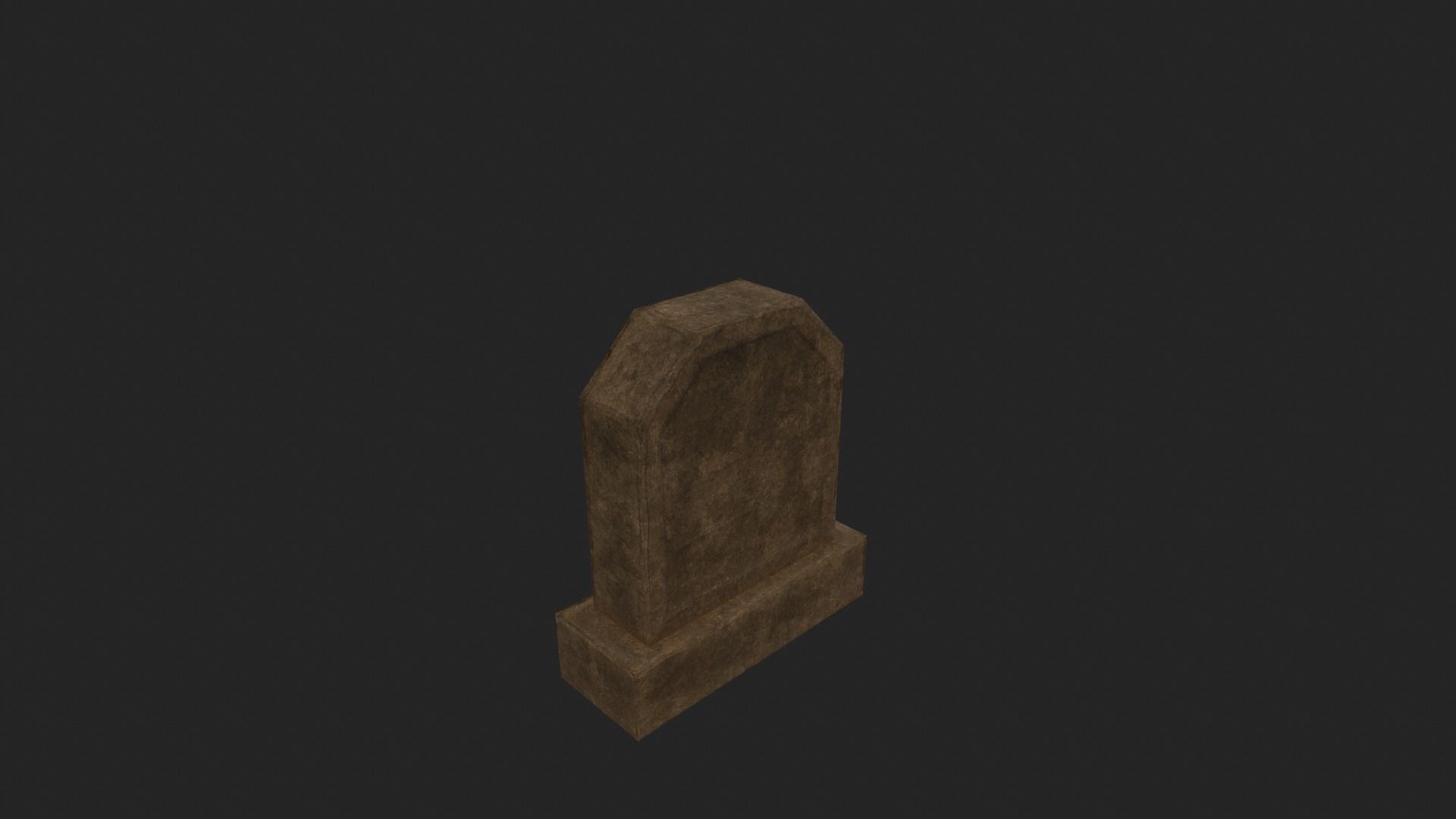 Grave 12 - PBR Low-poly 3D model_5