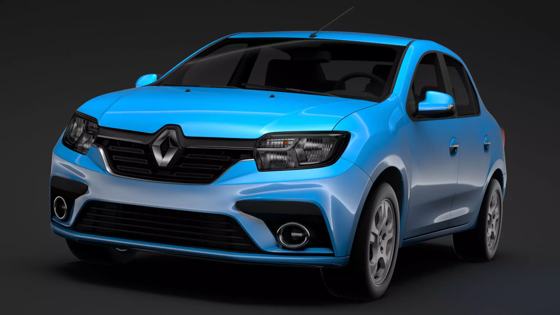 Renault Logan 2020 3D model_0