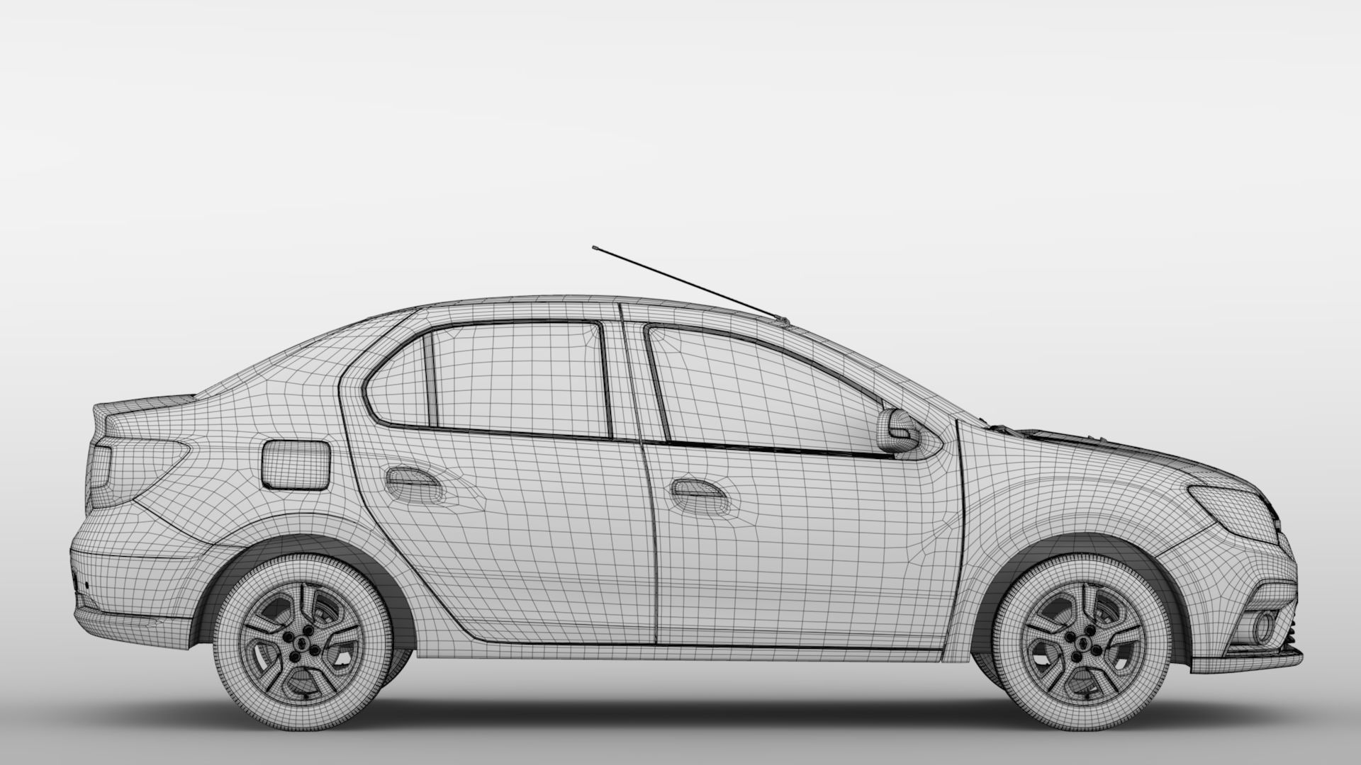 Renault Logan 2020 3D model_19