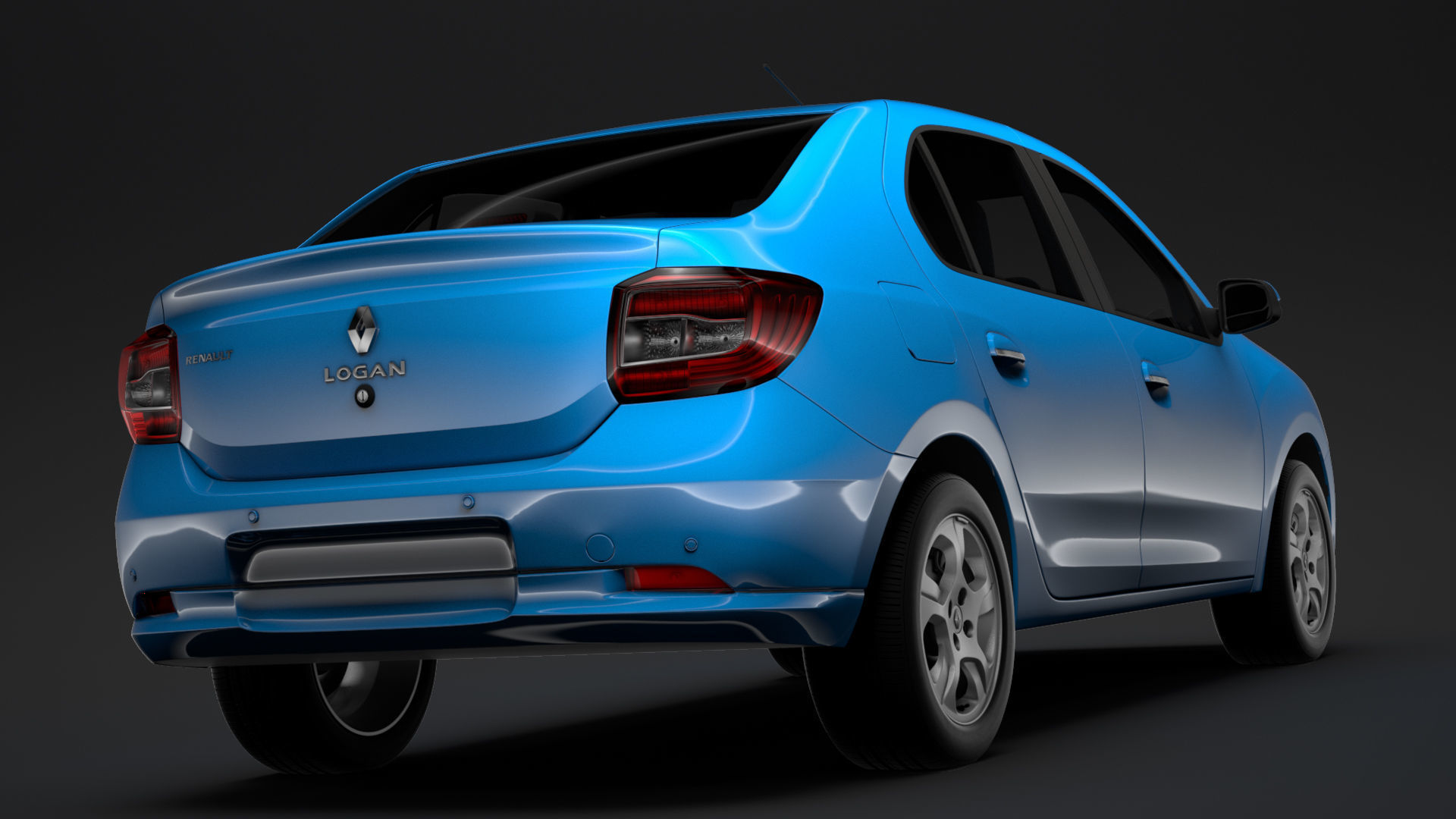 Renault Logan 2020 3D model_8