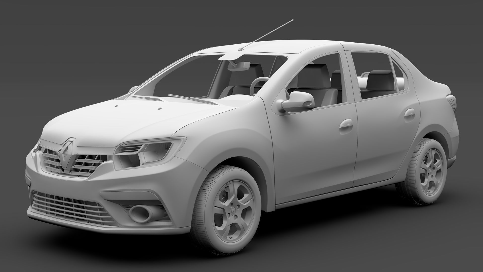 Renault Logan 2020 3D model_18