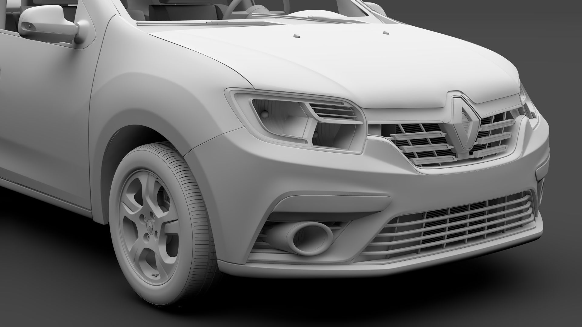 Renault Logan 2020 3D model_14