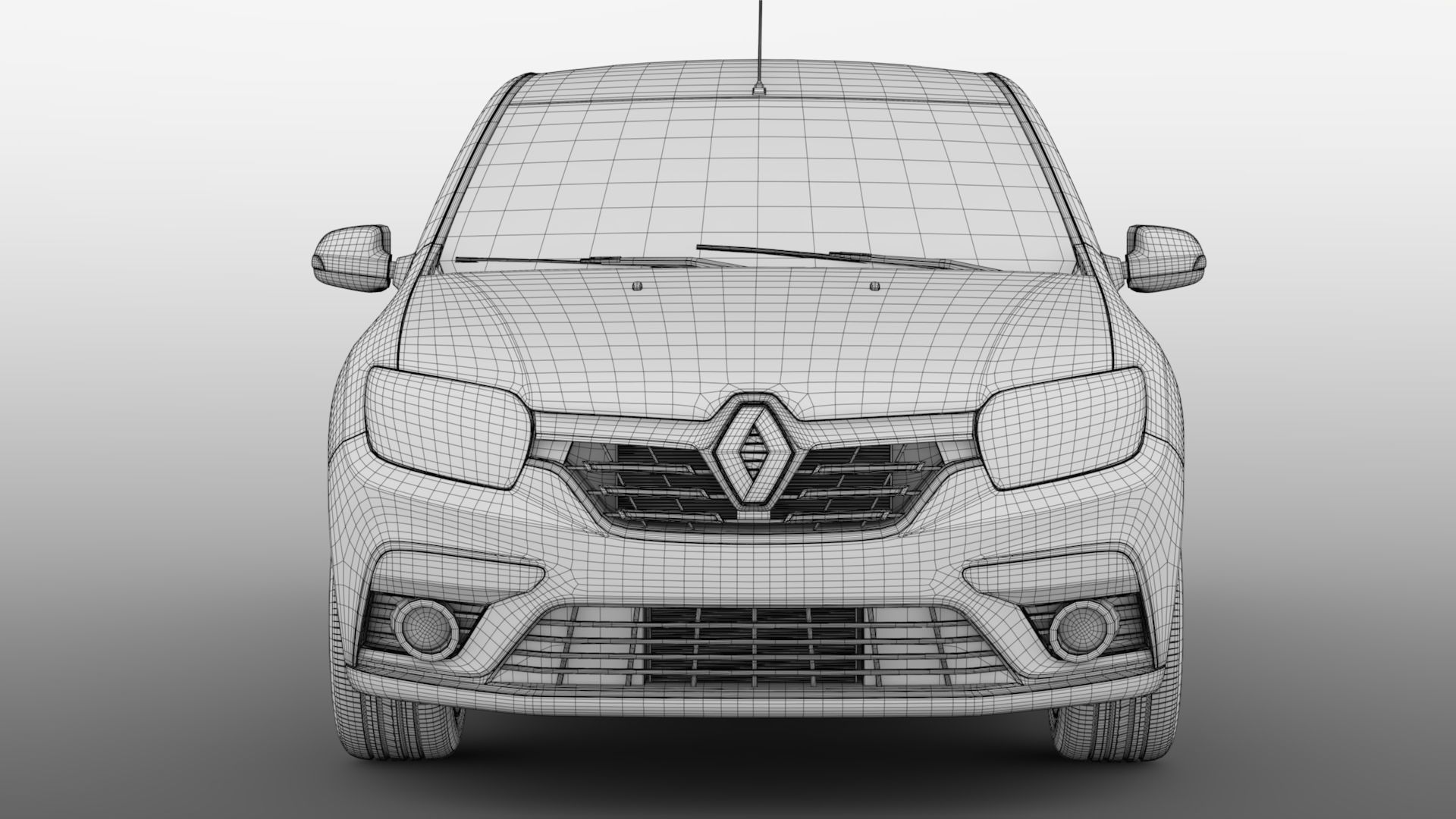 Renault Logan 2020 3D model_20