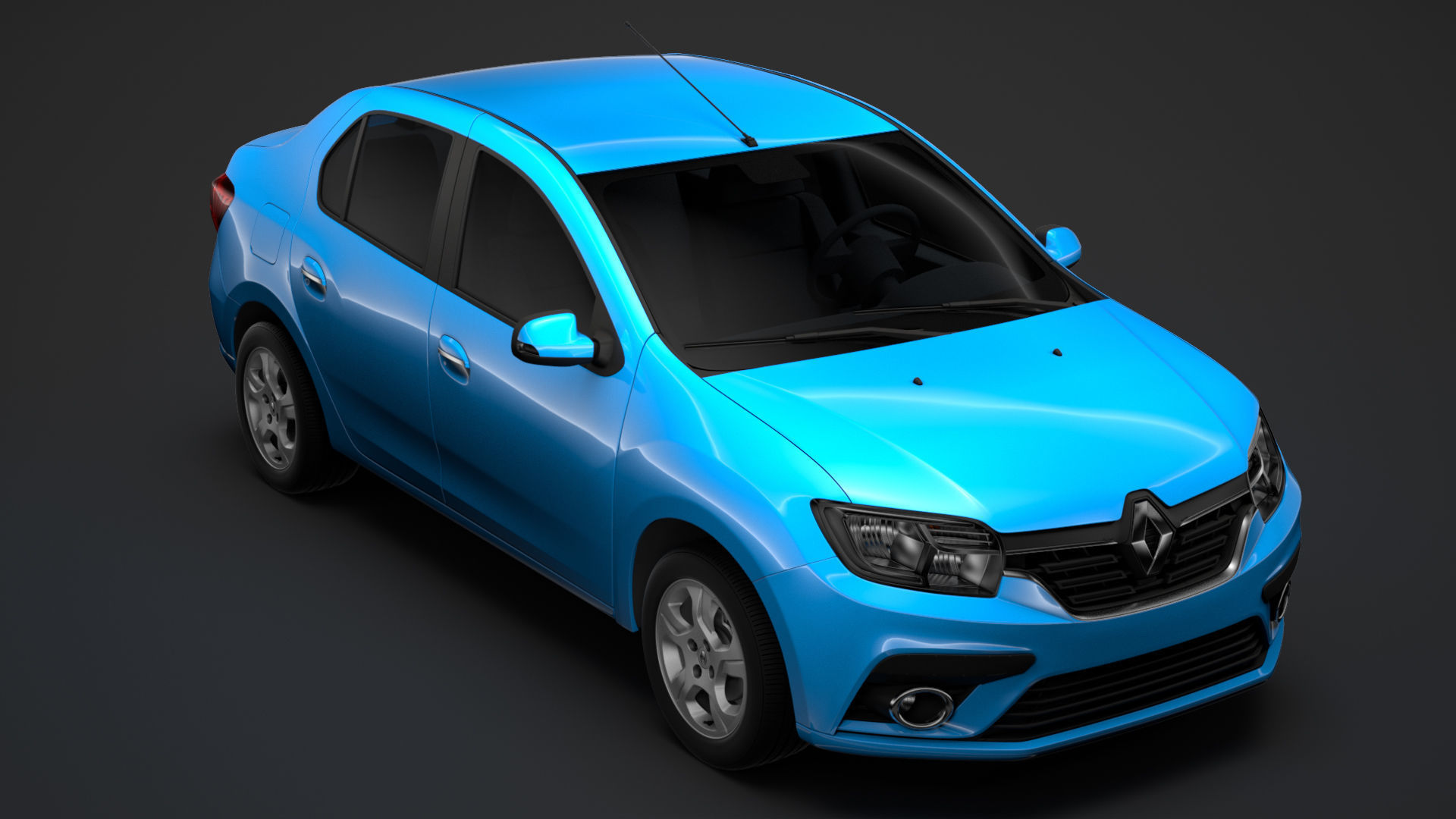 Renault Logan 2020 3D model_3