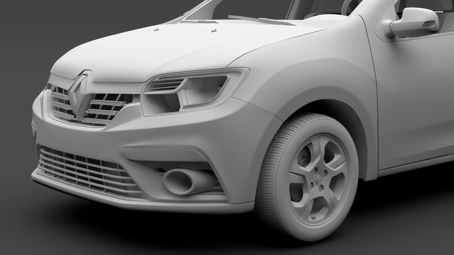 Renault Logan 2020 3D model_15