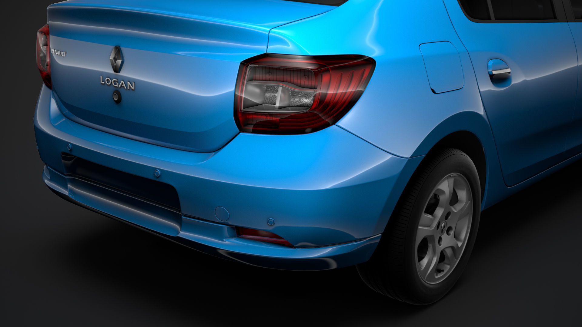 Renault Logan 2020 3D model_12