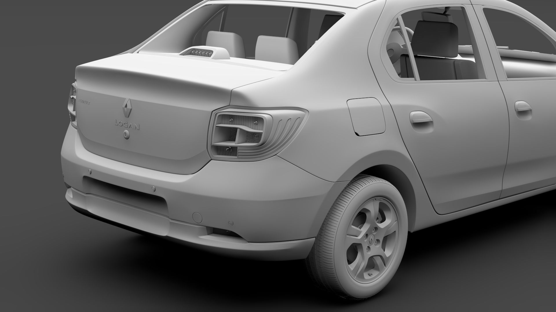 Renault Logan 2020 3D model_17