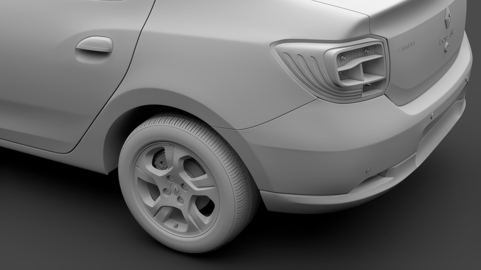 Renault Logan 2020 3D model_16