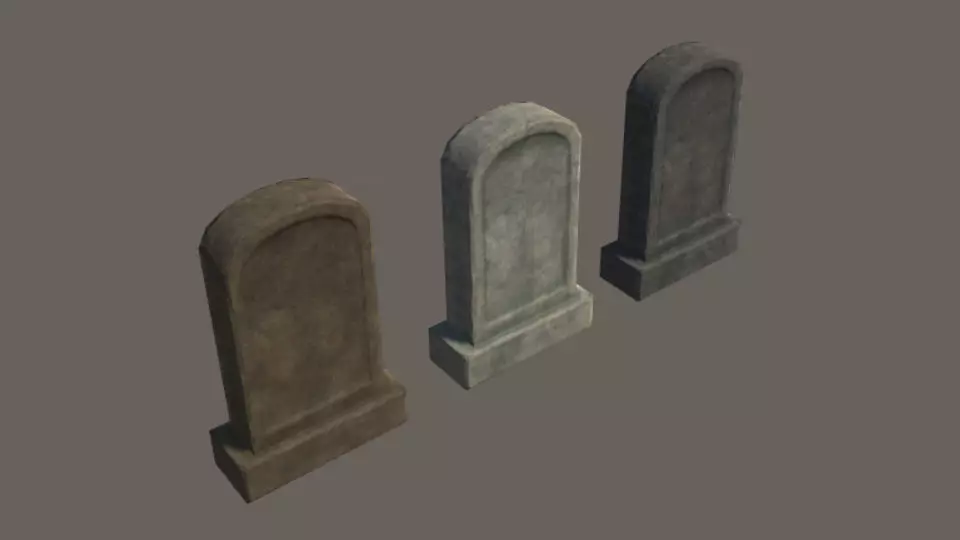 Grave 13 - PBR  Low-poly 3D model_0