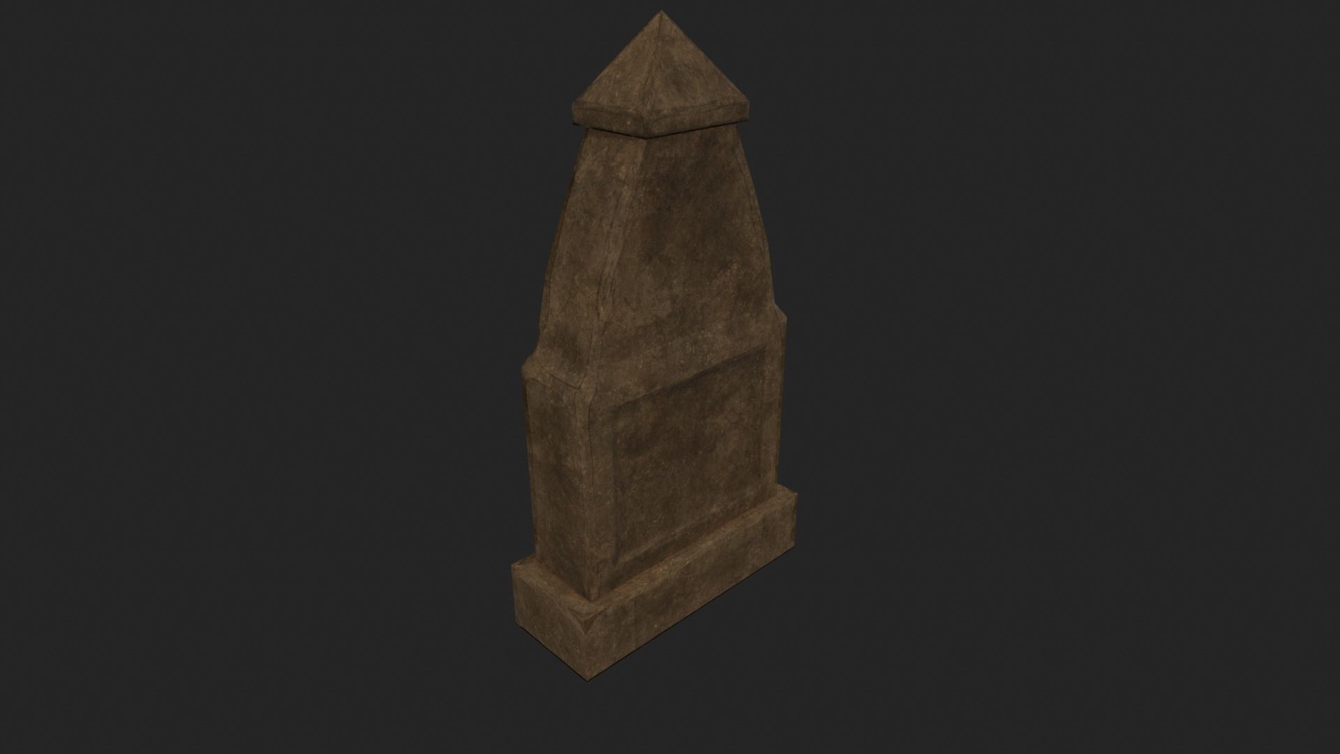 Grave 14 - PBR Low-poly 3D model_4