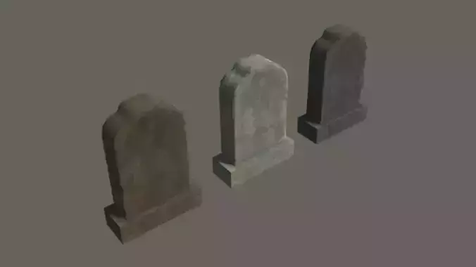 Grave 15 - PBR Low-poly 3D model