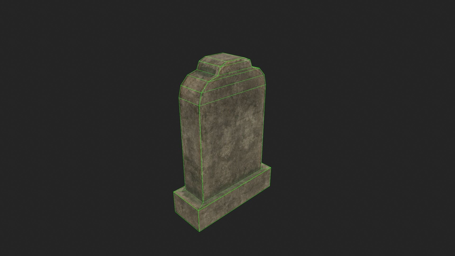 Grave 15 - PBR Low-poly 3D model_3