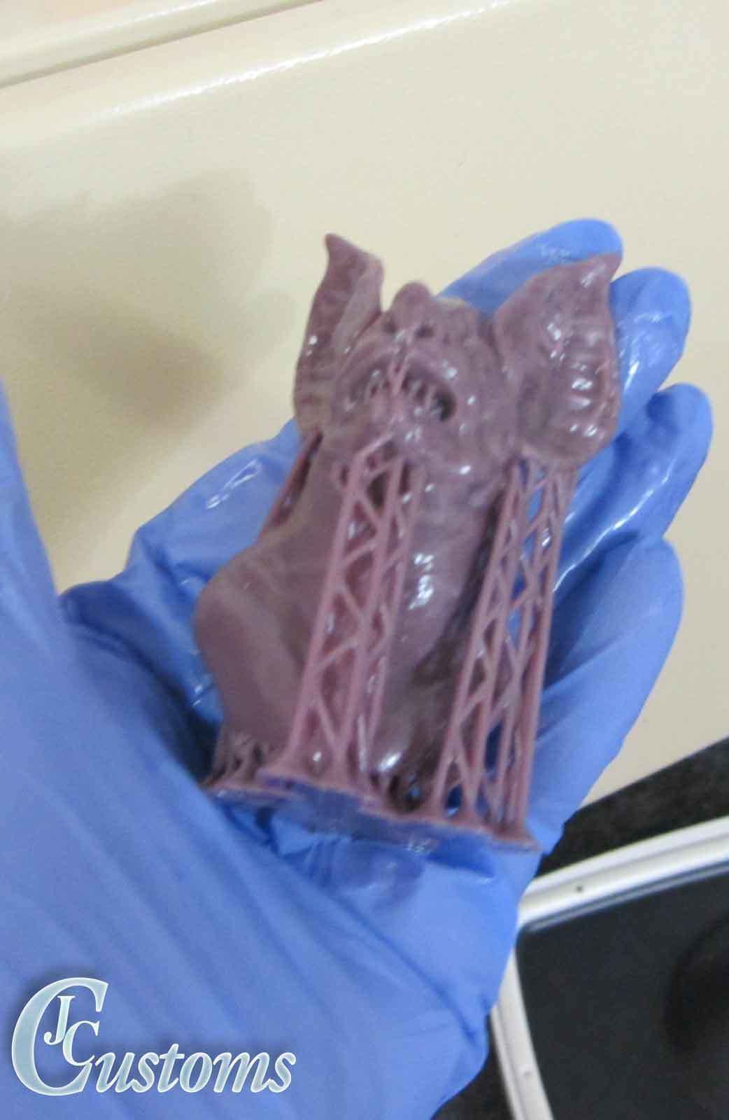 Bat Bust Sculpture 3D Print 3D print model_10