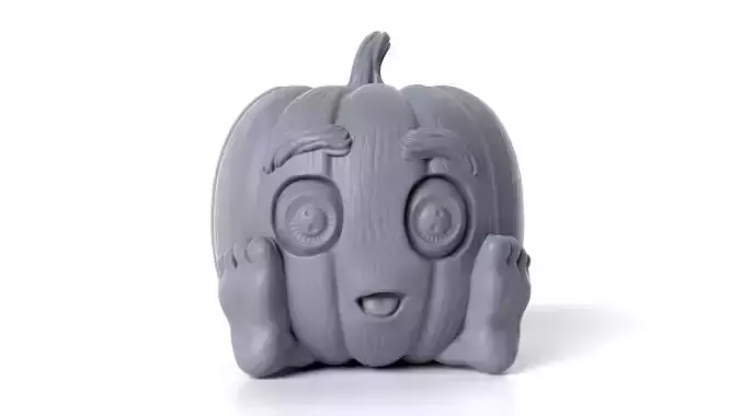 Pumpkin  small stl model for 3D printing