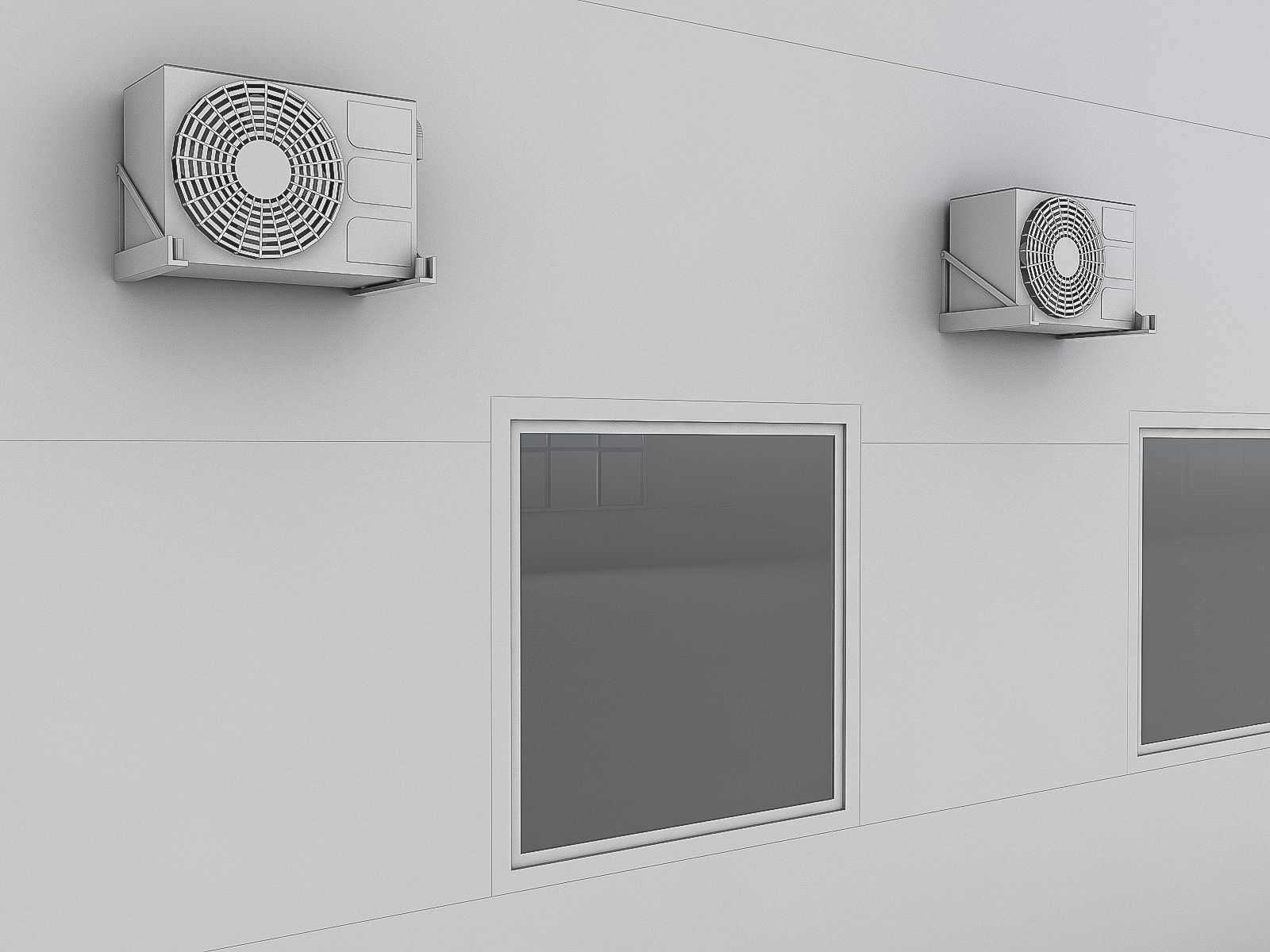 Industrial Buildings Collection Low-poly 3D model_82