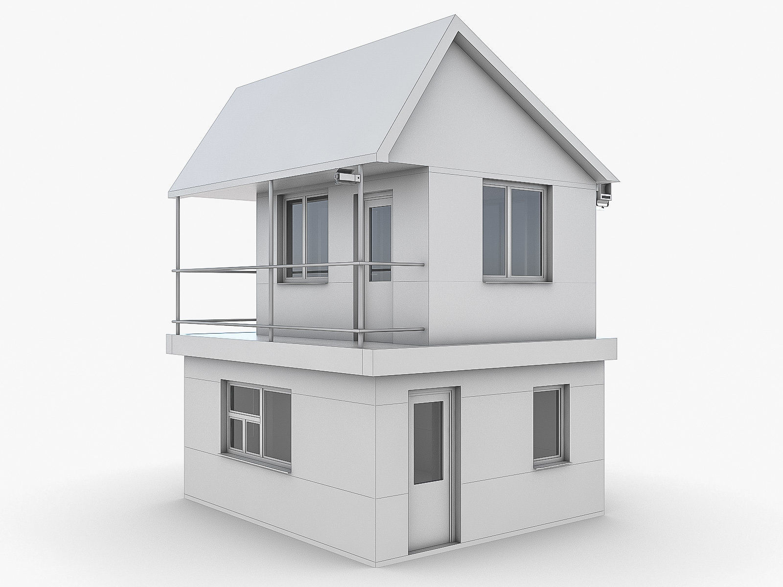 Industrial Buildings Collection Low-poly 3D model_65