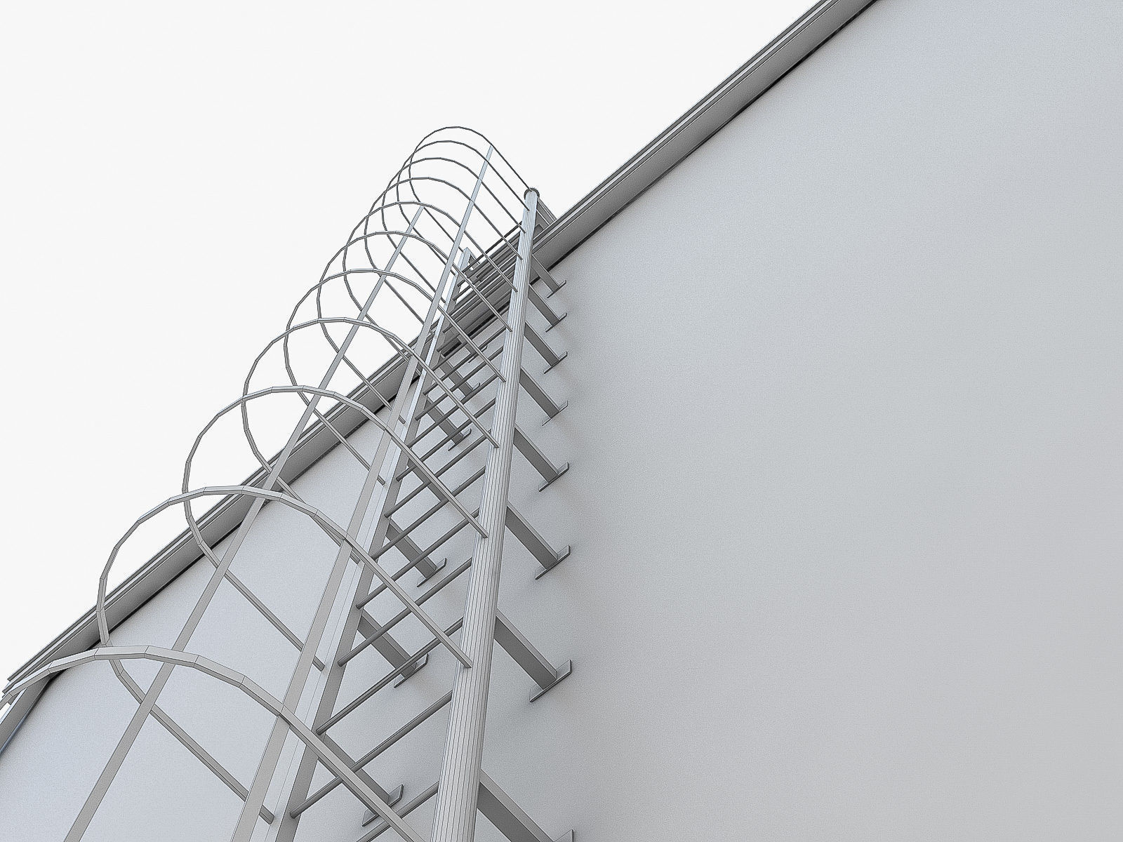 Industrial Buildings Collection Low-poly 3D model_75