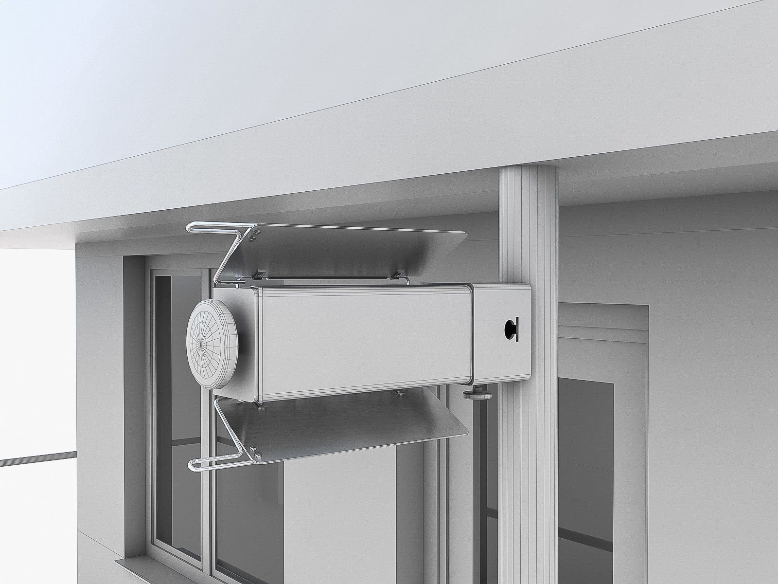 Industrial Buildings Collection Low-poly 3D model_62