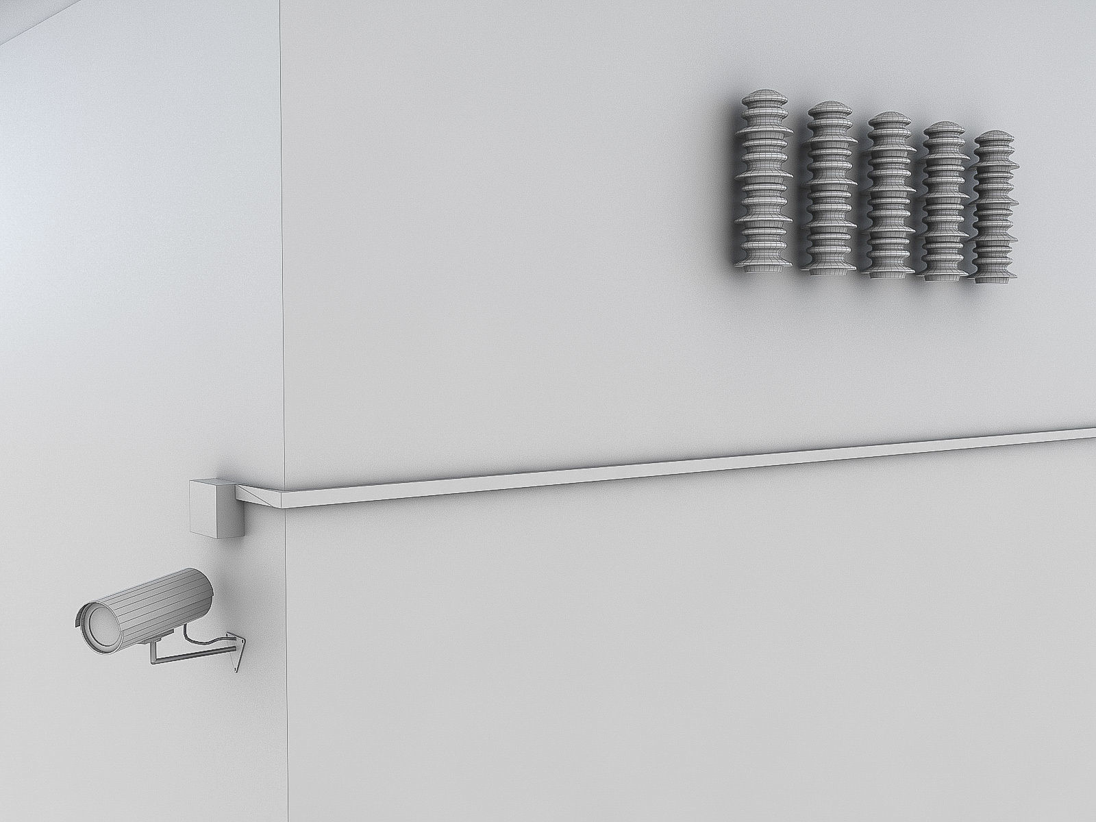 Industrial Buildings Collection Low-poly 3D model_54