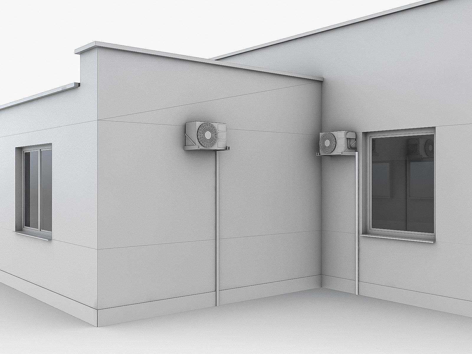 Industrial Buildings Collection Low-poly 3D model_90