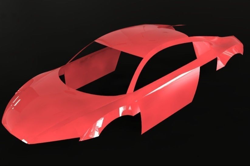 Audi R8 Free 3D model_4