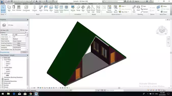 The model can be used at the entrance to the park