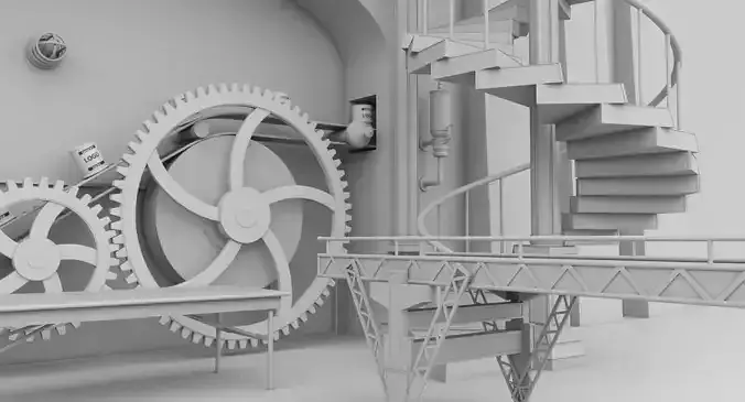 Interior Factory Scene