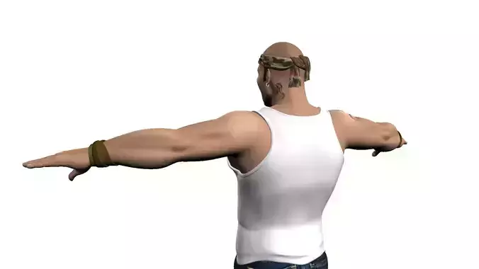 Male Muscular character