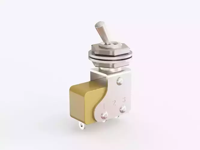 Toggle switch 3D model