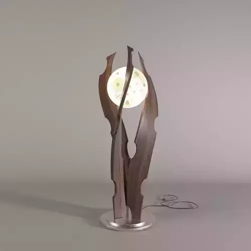 floor wood lamp