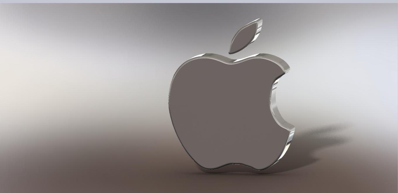 Apple Logo Free 3D model_1
