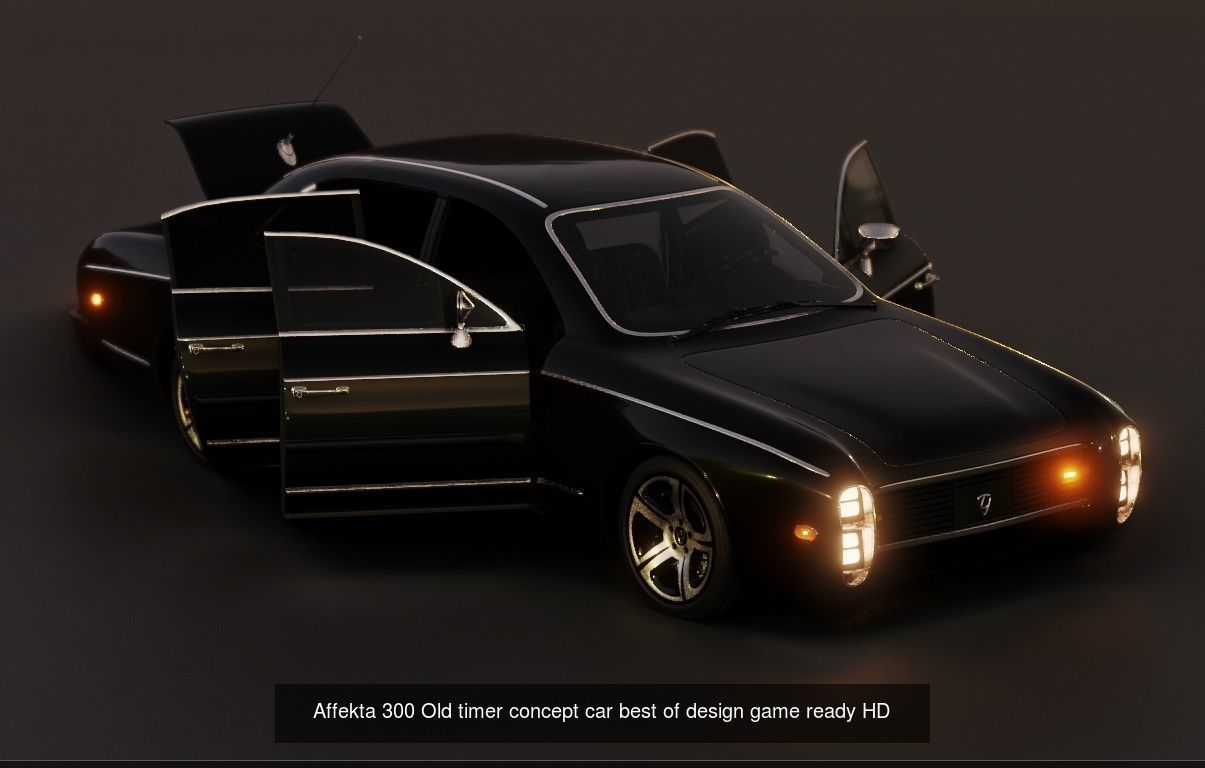 BEST BIG PACK 18pc Affekta Concept Cars  SportFutureTuningHover 3D Model Collection_10