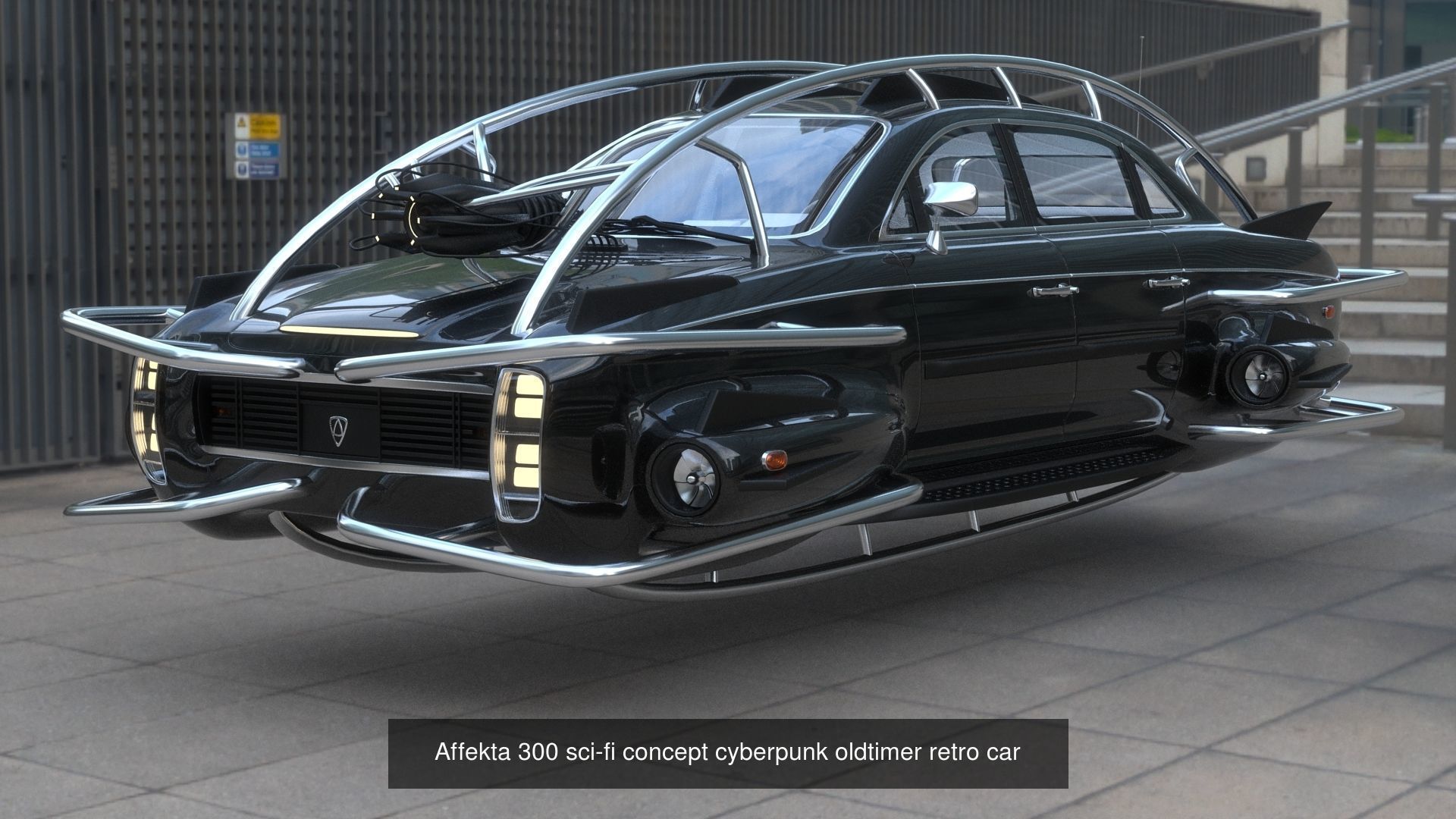 BEST BIG PACK 18pc Affekta Concept Cars  SportFutureTuningHover 3D Model Collection_12
