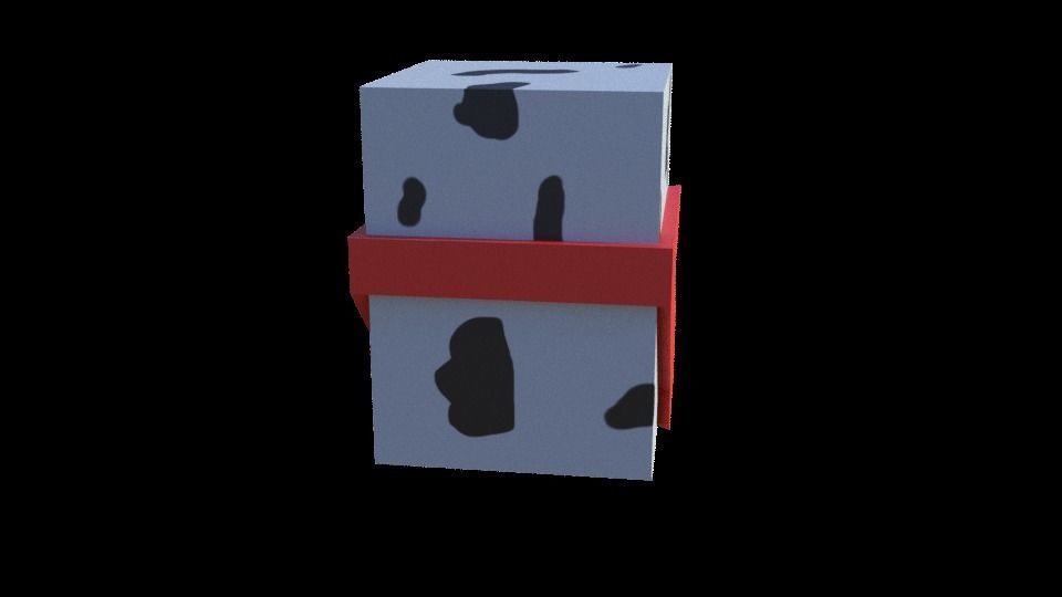 Stylized Cube Character - Mobile Game Asset Low-poly 3D model_2