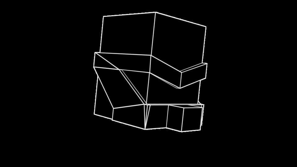 Stylized Cube Character - Mobile Game Asset Low-poly 3D model_7