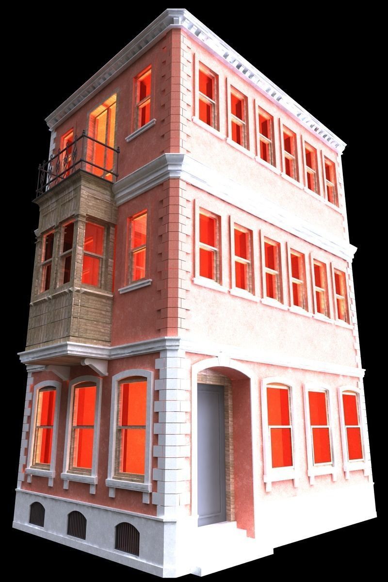 Old Building Free 3D model_1