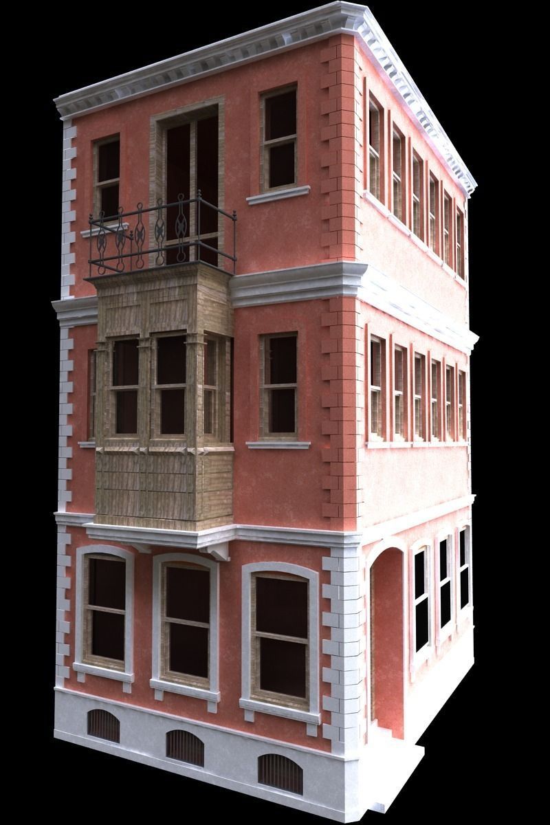 Old Building Free 3D model_0