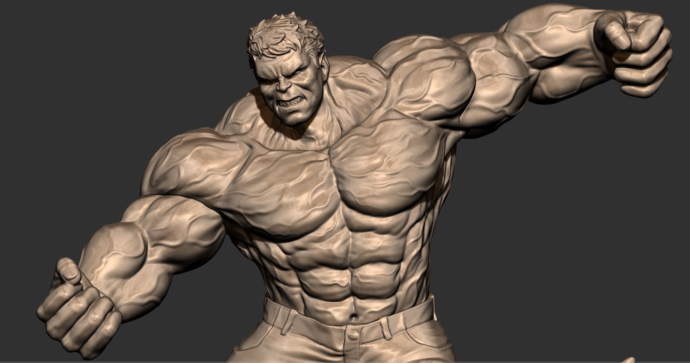 Hulk Angry - Super Hero - Marvel  3D print model_17