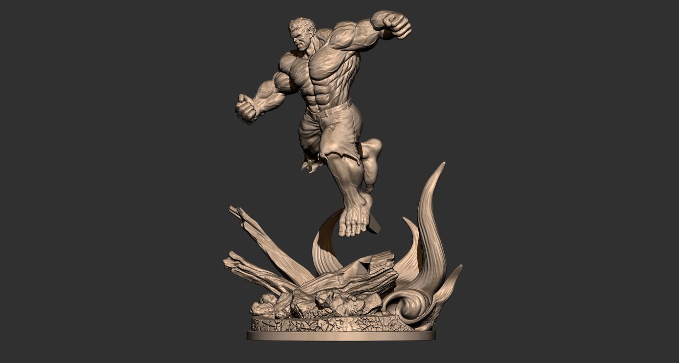 Hulk Angry - Super Hero - Marvel  3D print model_19