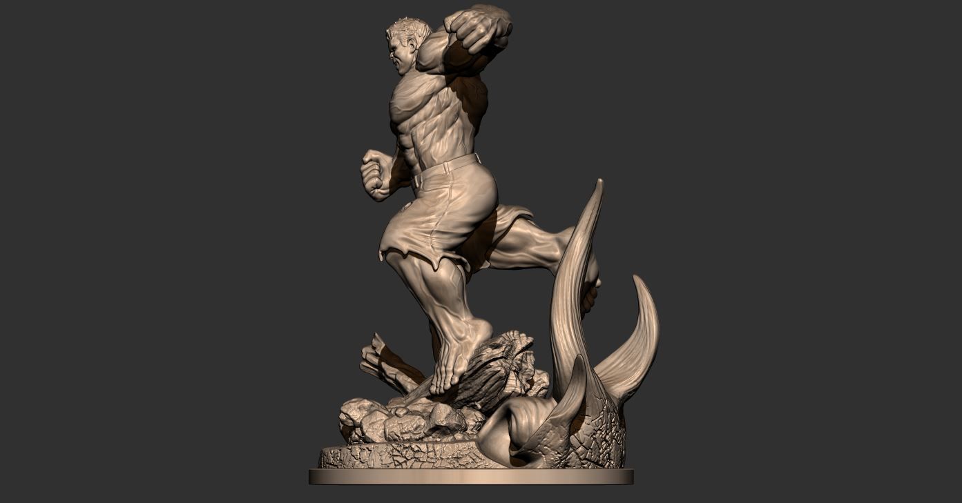 Hulk Angry - Super Hero - Marvel  3D print model_6