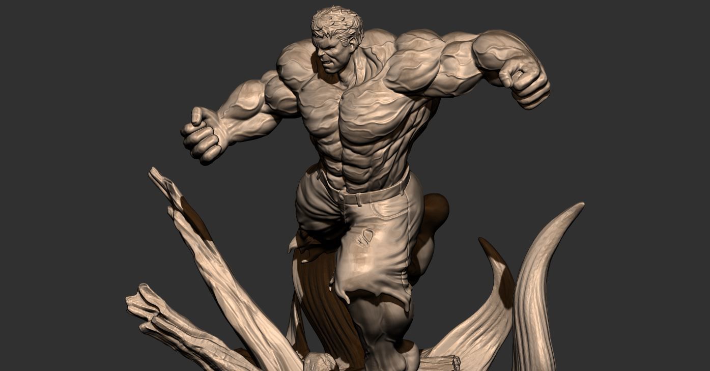 Hulk Angry - Super Hero - Marvel  3D print model_14
