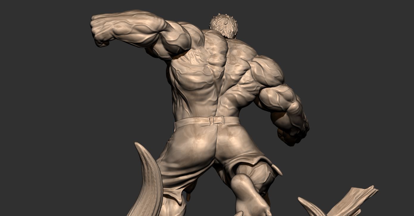 Hulk Angry - Super Hero - Marvel  3D print model_11