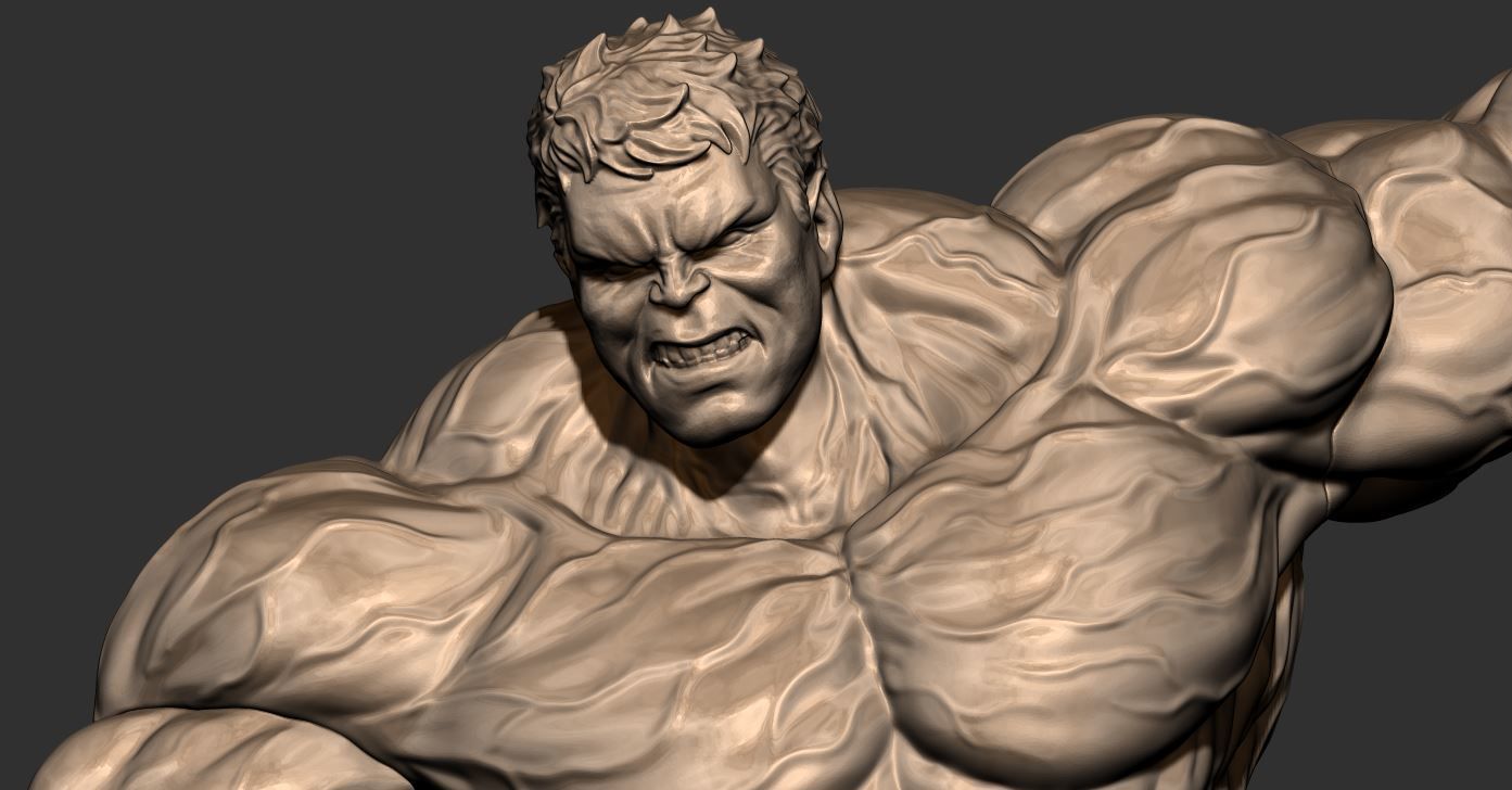 Hulk Angry - Super Hero - Marvel  3D print model_16