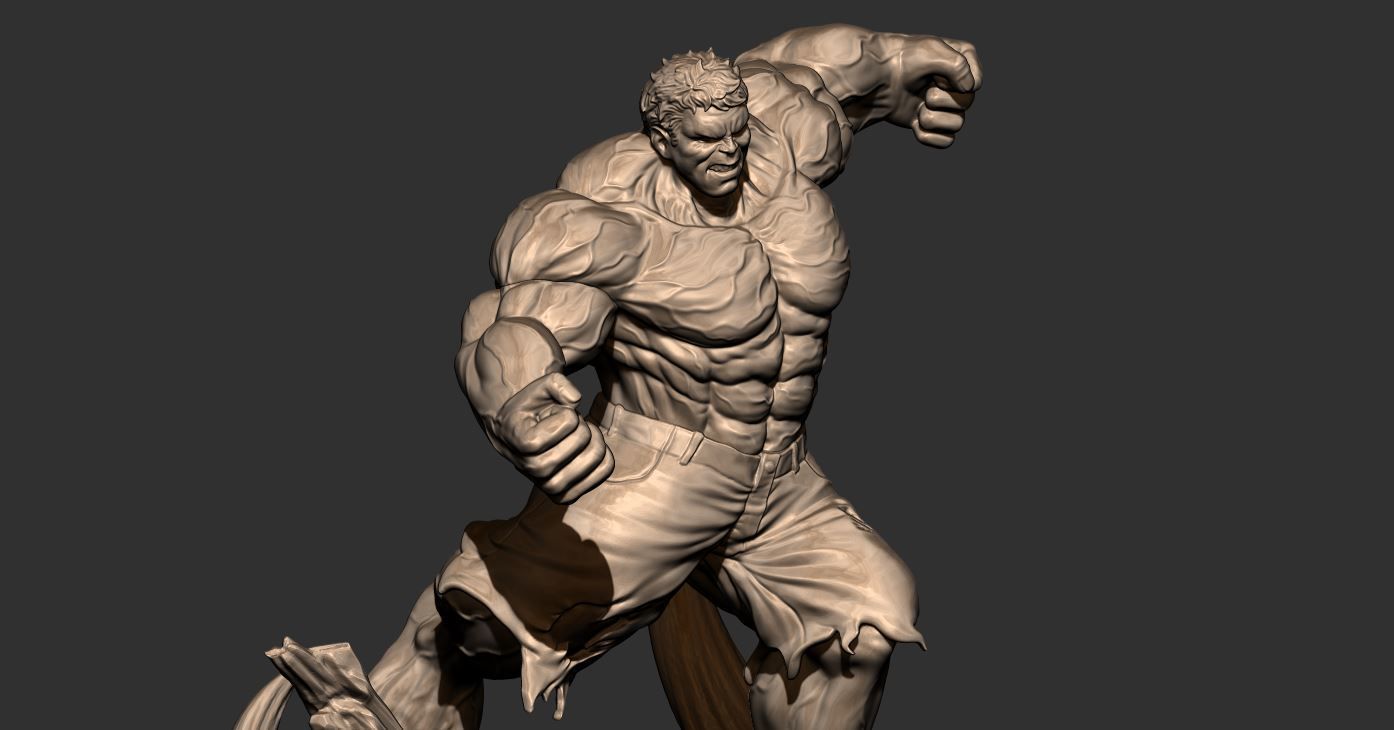 Hulk Angry - Super Hero - Marvel  3D print model_12