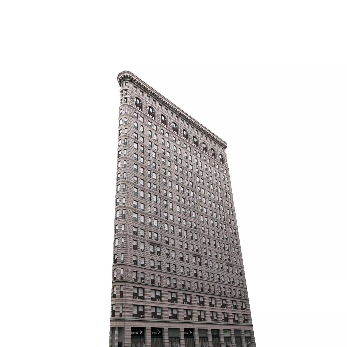 Flatiron Building Low-poly 3D model_0