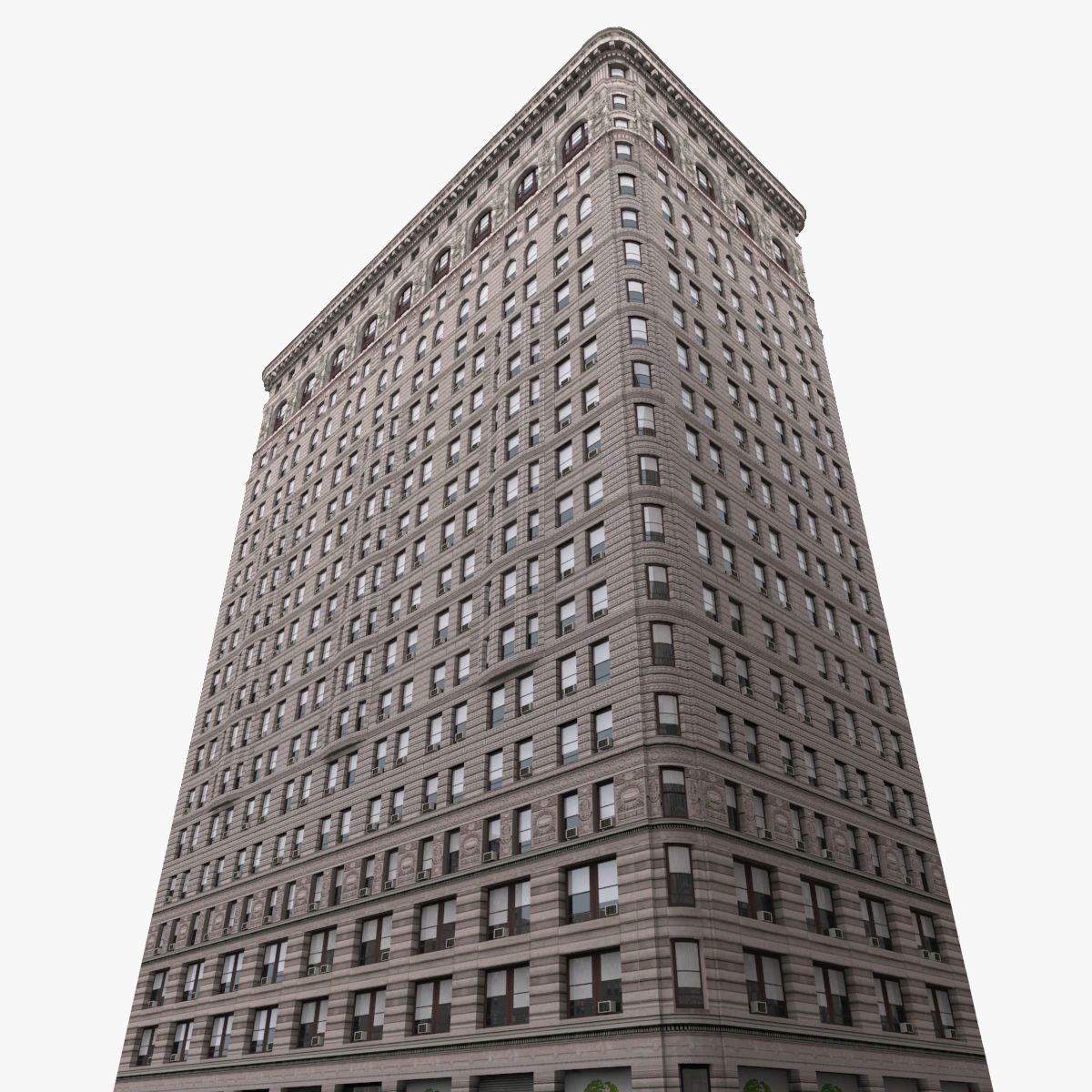 Flatiron Building Low-poly 3D model_2